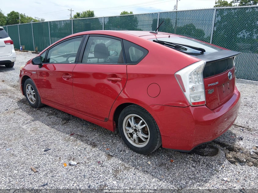 2011 Toyota Prius VIN JTDKN3DU0B5360822 IAAI salvage auction — NORMAL WEAR, Original (Kentucky), sold $1,525 on 2026-07-27 (photo 3)