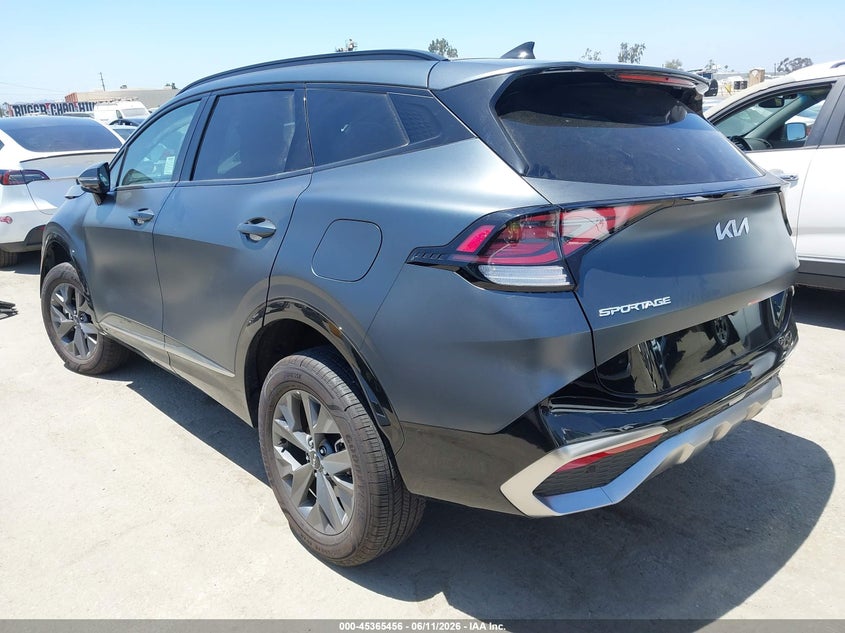 2025 Kia Sportage VIN KNDPXCDG7S7221298 IAAI salvage auction — FRONT END, Salvage (California), sold $10,300 on 2026-07-15 (photo 3)