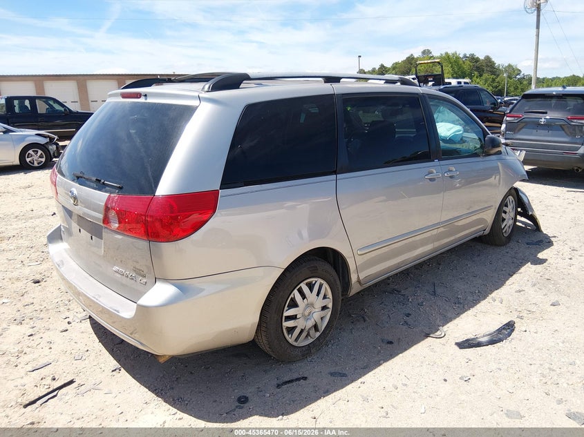2008 Toyota Sienna VIN 5TDZK23C88S176029 IAAI salvage auction — FRONT END, Salvage (North Carolina), sold $25 on 2026-07-27 (photo 4)