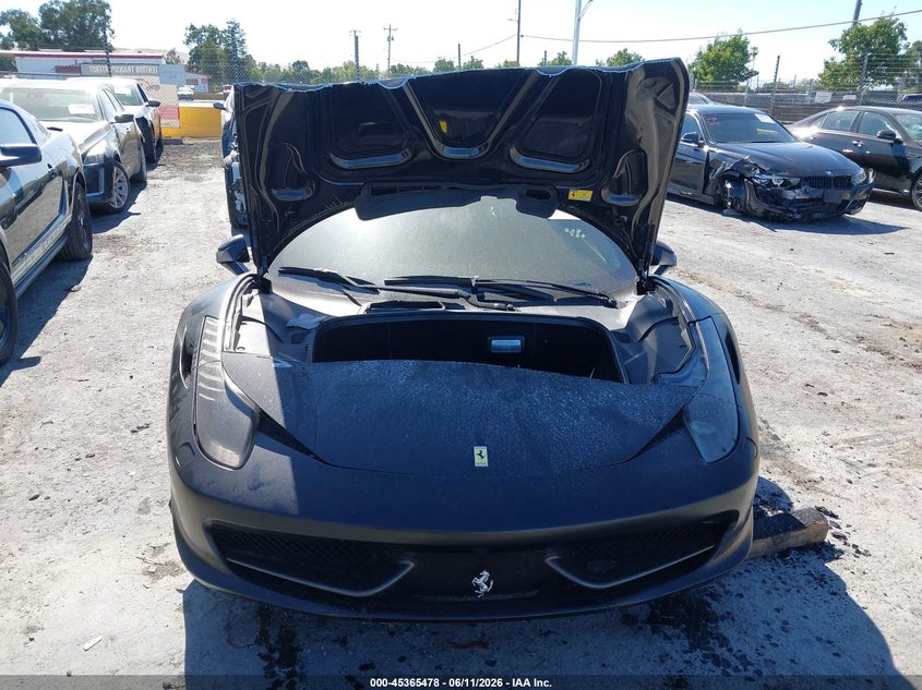 2013 Ferrari VIN ZFF68NHA6D0190763 IAAI salvage auction — TOTAL BURN, Salvage Title, sold $16,600 on 2026-07-30 (photo 6)