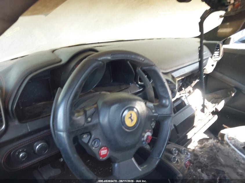 2013 Ferrari VIN ZFF68NHA6D0190763 IAAI salvage auction — TOTAL BURN, Salvage Title, sold $16,600 on 2026-07-30 (photo 7)