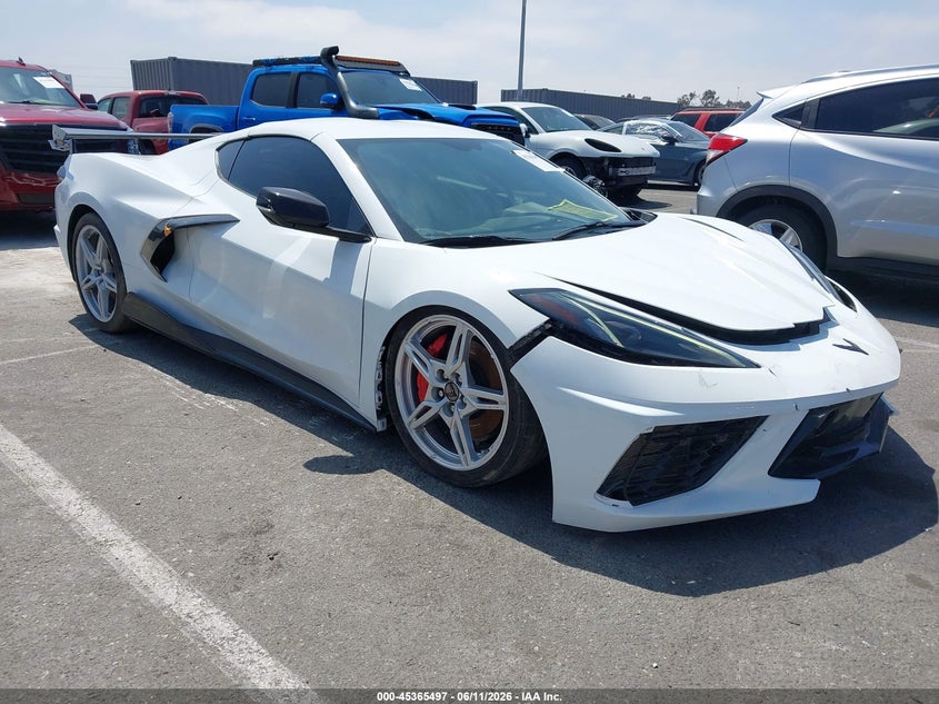 2020 Chevrolet Corvette VIN 1G1Y82D4XL5112924 IAAI salvage auction — FRONT END, Salvage (California), sold $39,750 on 2026-07-13 (photo 1)
