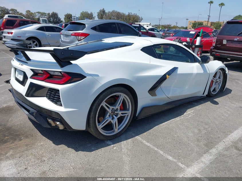 2020 Chevrolet Corvette VIN 1G1Y82D4XL5112924 IAAI salvage auction — FRONT END, Salvage (California), sold $39,750 on 2026-07-13 (photo 4)