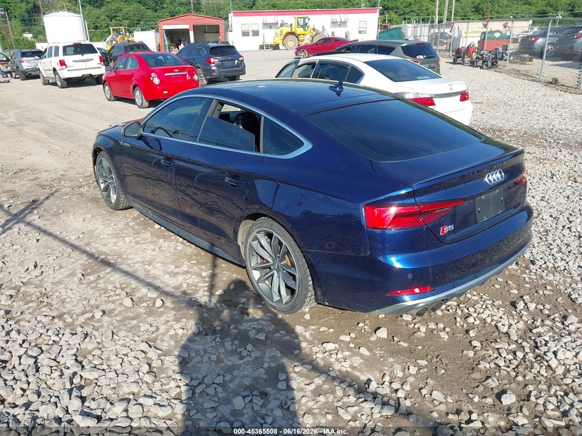 2018 Audi S5 VIN WAUC4CF51JA011412 IAAI salvage auction — FRONT END, Salvage Title, sold $10,200 on 2026-07-22 (photo 3)