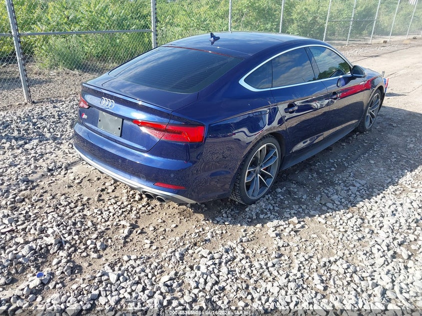 2018 Audi S5 VIN WAUC4CF51JA011412 IAAI salvage auction — FRONT END, Salvage Title, sold $10,200 on 2026-07-22 (photo 4)