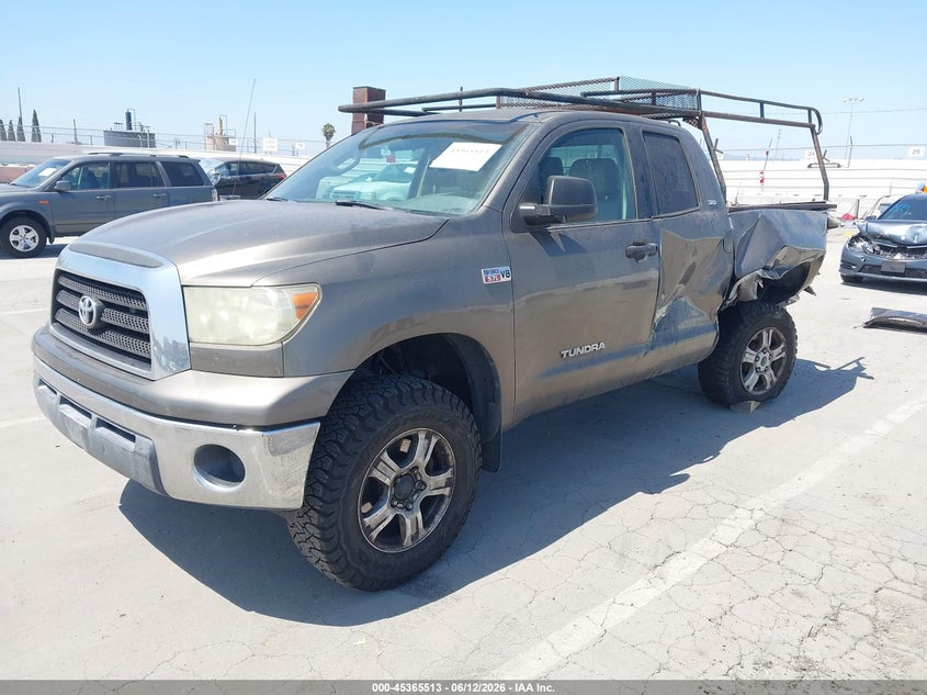 2008 Toyota Tundra VIN 5TFBV54148X033502 IAAI salvage auction — REAR END, Salvage (California), sold $3,800 on 2026-08-03 (photo 2)