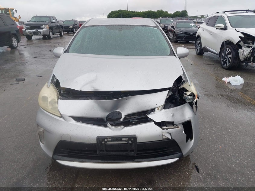 2012 Toyota Prius VIN JTDKN3DU1C1497583 IAAI salvage auction — FRONT & REAR, Salvage (California), sold $1,100 on 2026-08-02 (photo 6)
