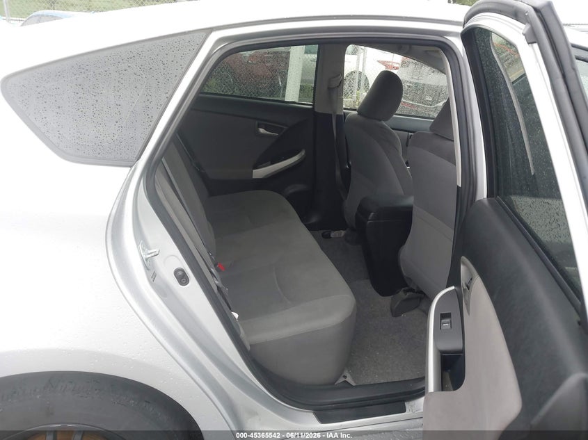 2012 Toyota Prius VIN JTDKN3DU1C1497583 IAAI salvage auction — FRONT & REAR, Salvage (California), sold $1,100 on 2026-08-02 (photo 8)