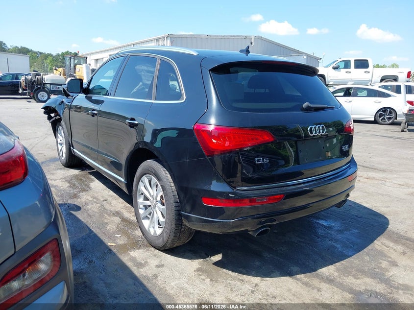 2016 Audi Q5 VIN WA1C2AFP2GA010173 IAAI salvage auction — FRONT END, Salvage (North Carolina), sold $1,300 on 2026-07-23 (photo 3)