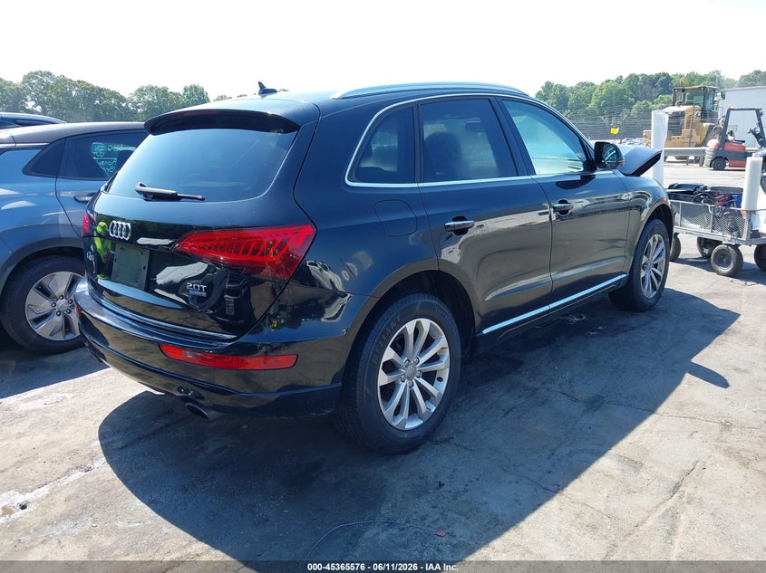 2016 Audi Q5 VIN WA1C2AFP2GA010173 IAAI salvage auction — FRONT END, Salvage (North Carolina), sold $1,300 on 2026-07-23 (photo 4)