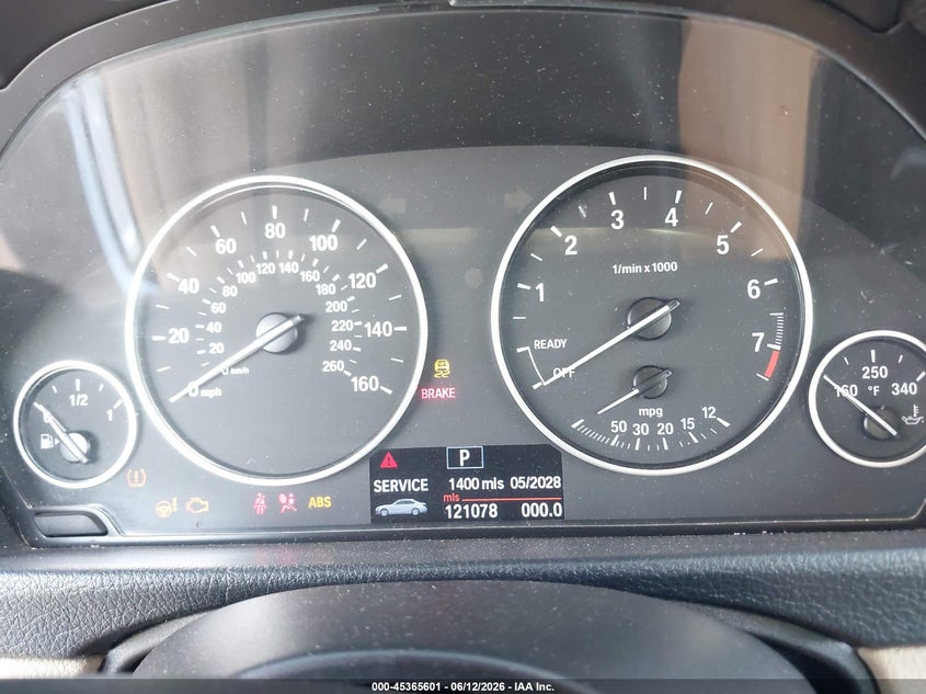 2012 BMW 3er VIN WBA3C1C5XCF431610 IAAI salvage auction — LEFT FRONT, Salvage (Georgia), sold $800 on 2026-08-03 (photo 7)