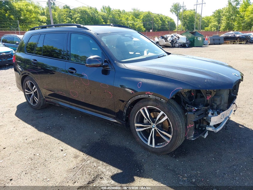 2022 BMW X7 VIN 5UXCW2C09N9M57894 — IAAI salvage auction photo