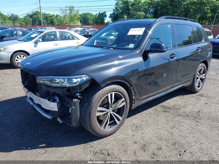 2022 BMW X7 VIN 5UXCW2C09N9M57894 IAAI salvage auction — FRONT END, Salvage Title, sold $19,800 on 2026-07-29 (photo 2)