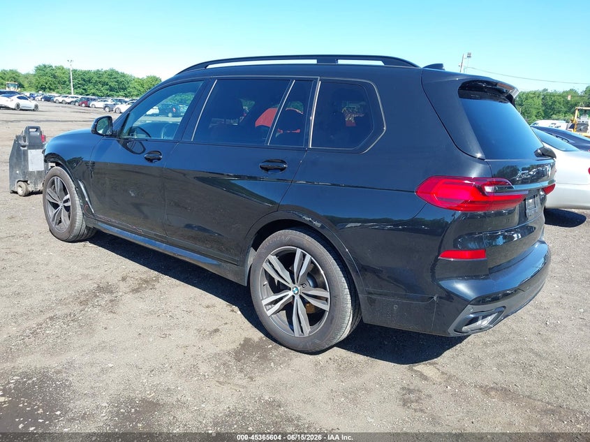 2022 BMW X7 VIN 5UXCW2C09N9M57894 IAAI salvage auction — FRONT END, Salvage Title, sold $19,800 on 2026-07-29 (photo 3)
