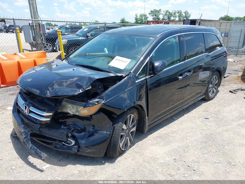 2016 Honda Odyssey VIN 5FNRL5H95GB069051 IAAI salvage auction — FRONT END, Clear (Tennessee), sold $2,250 on 2026-07-05 (photo 2)
