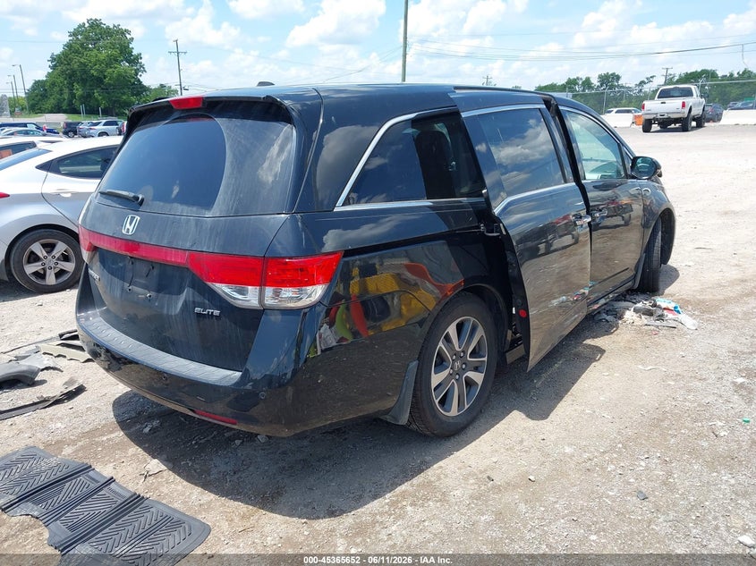 2016 Honda Odyssey VIN 5FNRL5H95GB069051 IAAI salvage auction — FRONT END, Clear (Tennessee), sold $2,250 on 2026-07-05 (photo 4)