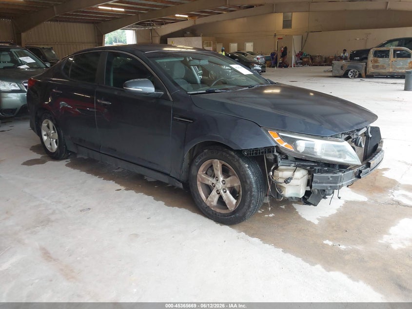 2015 Kia Optima VIN KNAGM4A71F5606860 IAAI salvage auction — FRONT END, Salvage (Alabama), sold $875 on 2026-07-20 (photo 1)