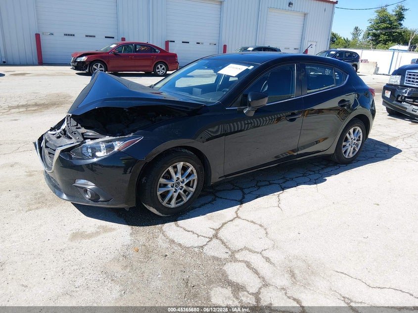 2016 Mazda 3 VIN JM1BM1L74G1334029 IAAI salvage auction — FRONT END, Salvage (Illinois), sold $700 on 2026-07-24 (photo 2)
