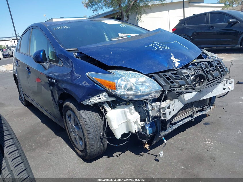 2011 Toyota Prius VIN JTDKN3DU2B1469225 IAAI salvage auction — FRONT END, Salvage Certificate (California), sold $600 on 2026-07-10 (photo 1)