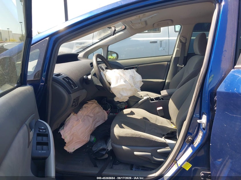 2011 Toyota Prius VIN JTDKN3DU2B1469225 IAAI salvage auction — FRONT END, Salvage Certificate (California), sold $600 on 2026-07-10 (photo 5)