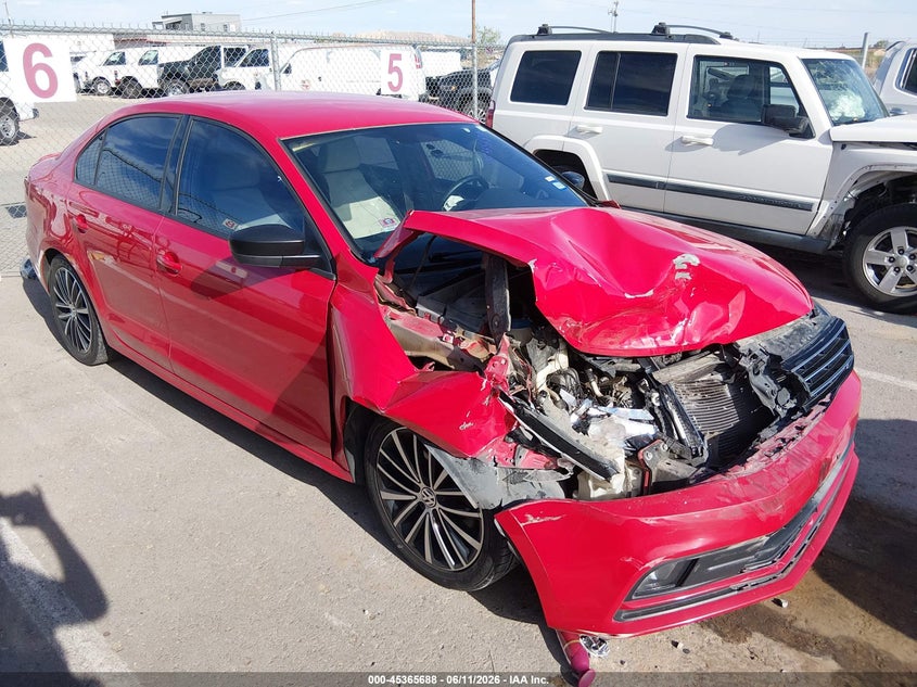 2016 Volkswagen Jetta VIN 3VWD17AJ8GM304695 IAAI salvage auction — FRONT END, Salvage (Texas), sold $550 on 2026-07-09 (photo 1)