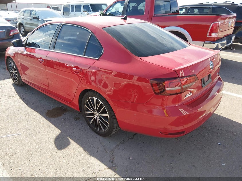 2016 Volkswagen Jetta VIN 3VWD17AJ8GM304695 IAAI salvage auction — FRONT END, Salvage (Texas), sold $550 on 2026-07-09 (photo 3)