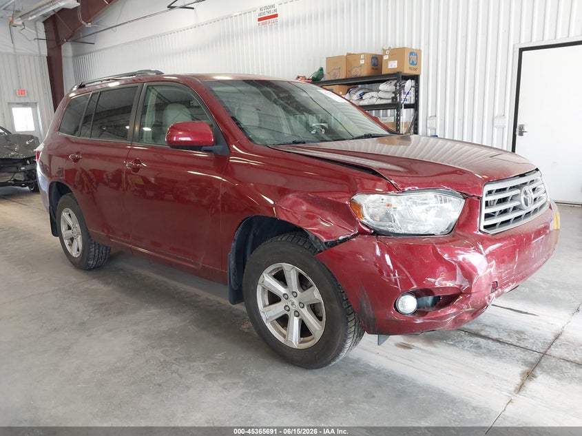 2010 Toyota Highlander VIN 5TDJK3EH9AS032345 IAAI salvage auction — RIGHT FRONT, Salvage (Colorado), sold $550 on 2026-07-29 (photo 1)