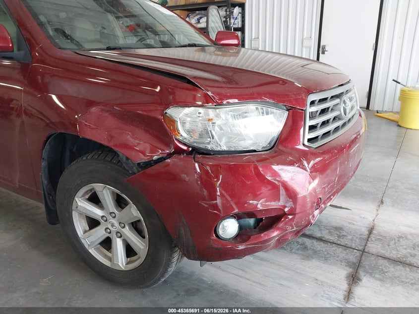2010 Toyota Highlander VIN 5TDJK3EH9AS032345 IAAI salvage auction — RIGHT FRONT, Salvage (Colorado), sold $550 on 2026-07-29 (photo 6)
