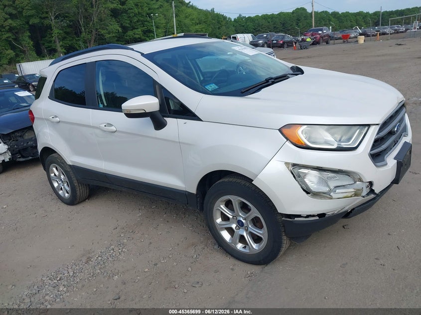 2019 Ford Ecosport VIN MAJ6S3GL0KC270942 IAAI salvage auction — FRONT END, Salvage (Massachusetts), sold $2,250 on 2026-07-14 (photo 1)