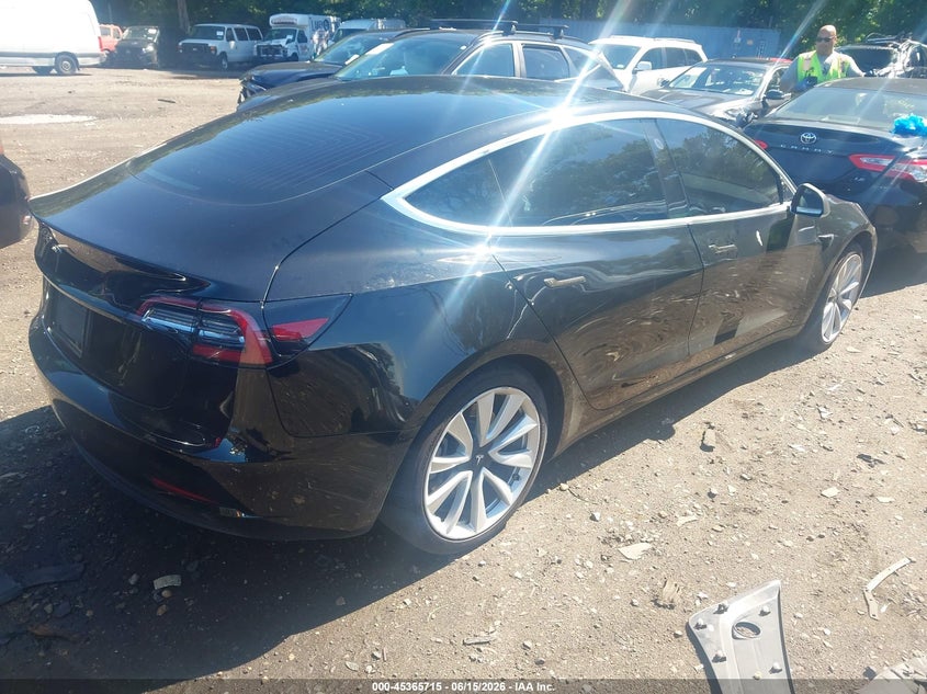 2019 Tesla Model 3 VIN 5YJ3E1EA3KF300691 IAAI salvage auction — FRONT END, Mv-907A (New York), sold $4,350 on 2026-07-23 (photo 4)