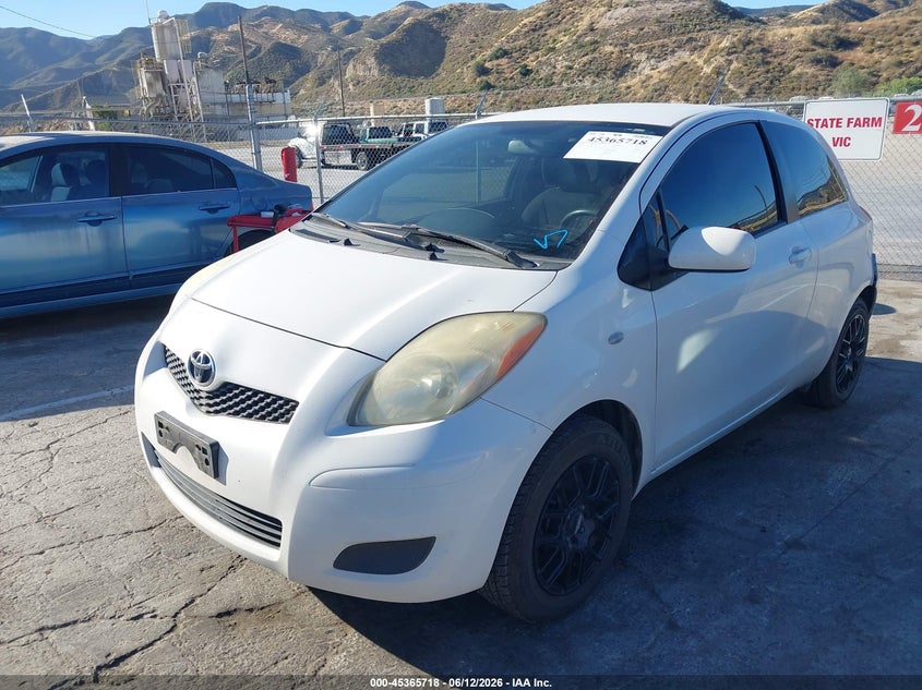 2009 Toyota Yaris VIN JTDJT903X95225097 IAAI salvage auction — REAR END, Salvage (California), sold $575 on 2026-07-22 (photo 2)