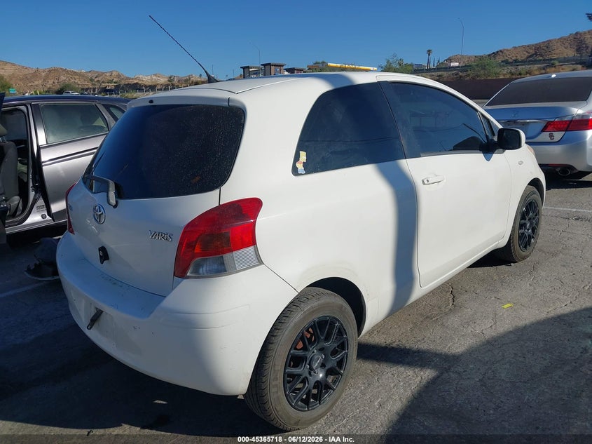 2009 Toyota Yaris VIN JTDJT903X95225097 IAAI salvage auction — REAR END, Salvage (California), sold $575 on 2026-07-22 (photo 4)