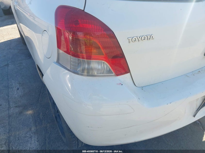 2009 Toyota Yaris VIN JTDJT903X95225097 IAAI salvage auction — REAR END, Salvage (California), sold $575 on 2026-07-22 (photo 6)
