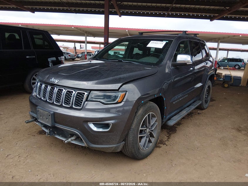 2018 Jeep Grand cherokee VIN 1C4RJFBG5JC137100 IAAI salvage auction — FRONT END, Salvage Title, sold $8,200 on 2026-08-11 (photo 2)