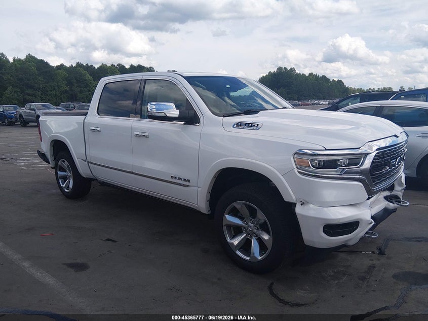 2022 Ram 1500 VIN 1C6SRFHTXNN301828 IAAI salvage auction — FRONT END, Salvage (North Carolina), sold $13,500 on 2026-07-19 (photo 1)