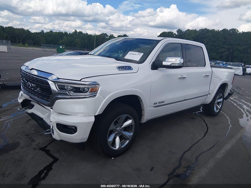 2022 Ram 1500 VIN 1C6SRFHTXNN301828 IAAI salvage auction — FRONT END, Salvage (North Carolina), sold $13,500 on 2026-07-19 (photo 2)