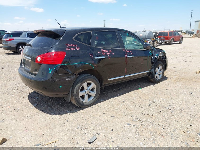 2013 Nissan Rogue VIN JN8AS5MT0DW036763 IAAI salvage auction — ALL OVER, Original (Texas), sold $175 on 2026-07-29 (photo 4)