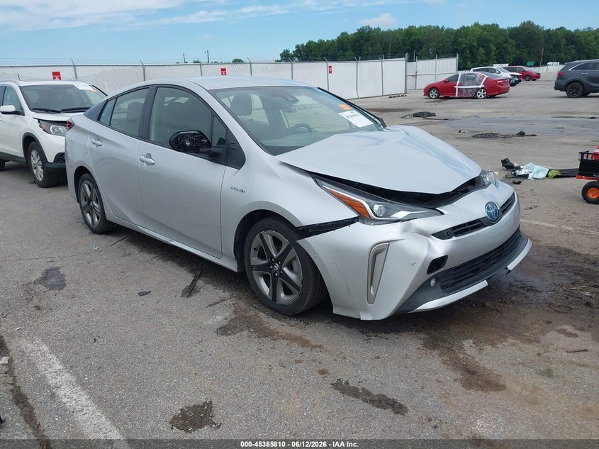 2022 Toyota Prius VIN JTDKAMFU0N3165978 IAAI salvage auction — LEFT FRONT, Salvage (Indiana), sold $3,450 on 2026-07-23 (photo 1)