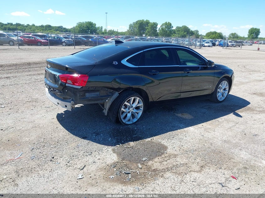 2017 Chevrolet Impala VIN 1G1105SA4HU153744 IAAI salvage auction — FRONT END, Salvage (Illinois), sold $1,100 on 2026-07-18 (photo 4)