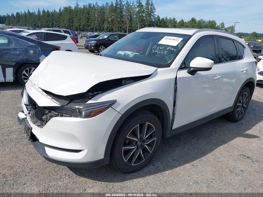 2018 Mazda Cx-5 VIN JM3KFBDM2J0305377 IAAI salvage auction — RIGHT FRONT, Salvage Title, sold $2,650 on 2026-07-29 (photo 2)