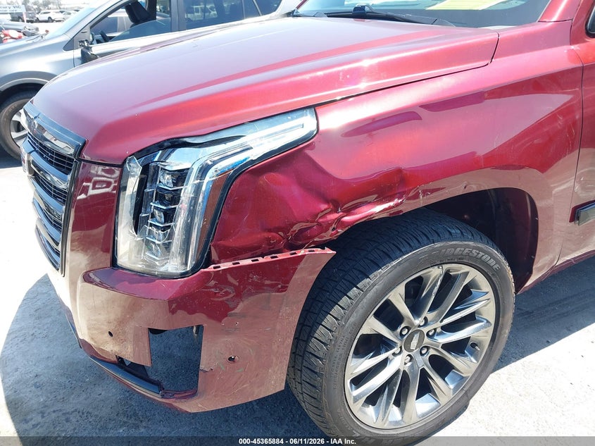 2020 Cadillac Escalade VIN 1GYS3BKJ2LR192565 IAAI salvage auction — LEFT FRONT, Salvage (California), sold $20,750 on 2026-07-30 (photo 6)