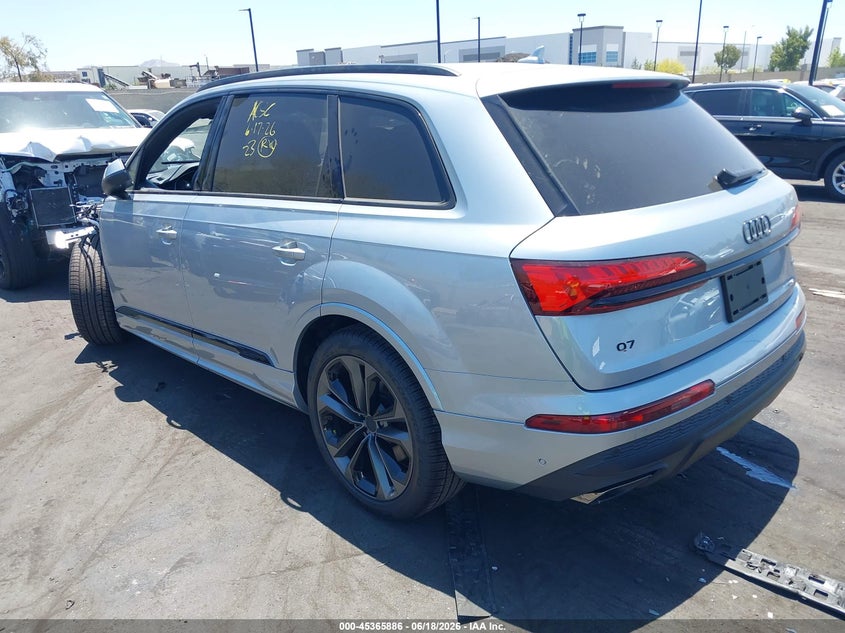 2026 Audi Q7 VIN WA1LVBF7XTD009343 IAAI salvage auction — FRONT END, Salvage Title, sold $22,150 on 2026-07-24 (photo 3)