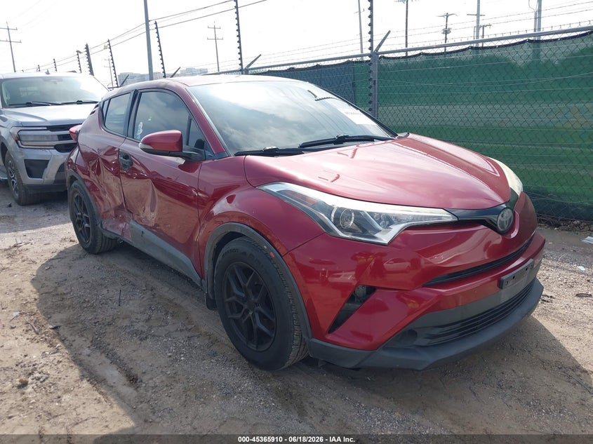 2019 Toyota C-hr VIN NMTKHMBX7KR097179 IAAI salvage auction — LEFT & RIGHT, Original (Texas), sold $4,275 on 2026-07-27 (photo 1)