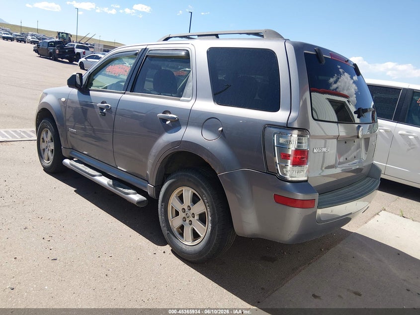 2008 Mercury Mariner VIN 4M2CU91108KJ05922 IAAI salvage auction — ENGINE DAMAGE, Clear (Colorado), sold $250 on 2026-07-08 (photo 3)