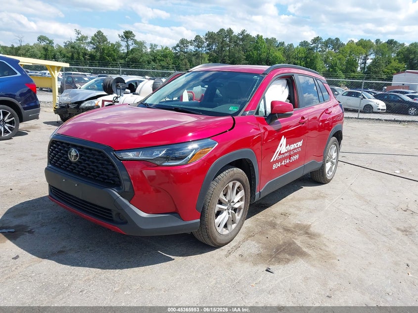 2022 Toyota Corolla cross VIN 7MUCAAAG2NV012639 IAAI salvage auction — RIGHT SIDE, Salvage (Virginia), sold $4,350 on 2026-07-10 (photo 2)