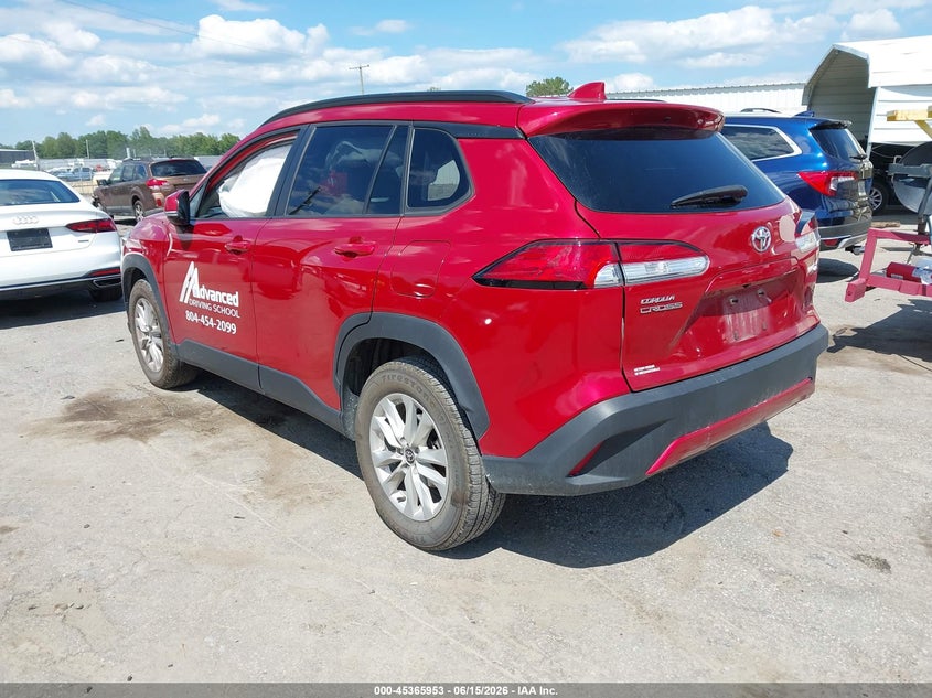 2022 Toyota Corolla cross VIN 7MUCAAAG2NV012639 IAAI salvage auction — RIGHT SIDE, Salvage (Virginia), sold $4,350 on 2026-07-10 (photo 3)