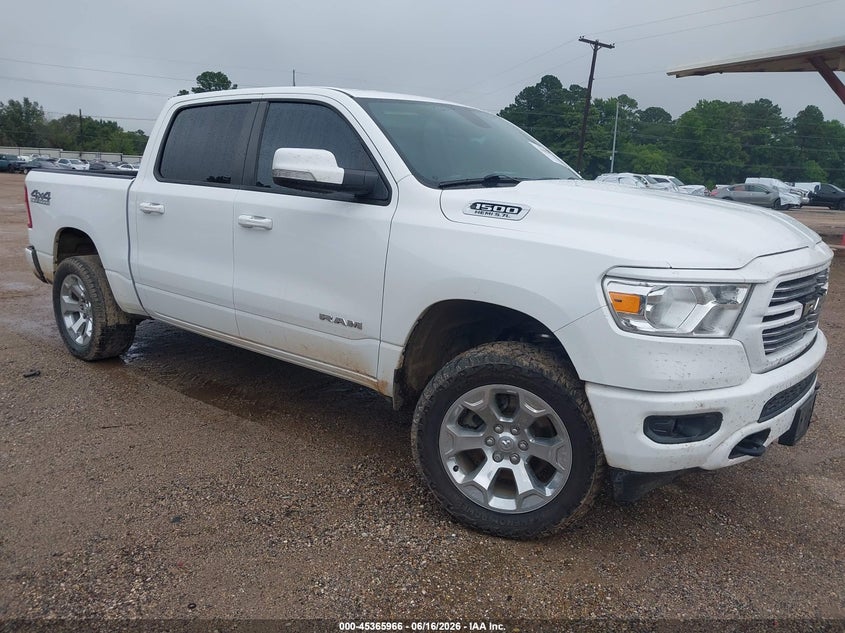 2020 Ram 1500 VIN 1C6SRFFTXLN103413 IAAI salvage auction — LEFT SIDE, Wait Title, sold $11,600 on 2026-09-17 (photo 1)