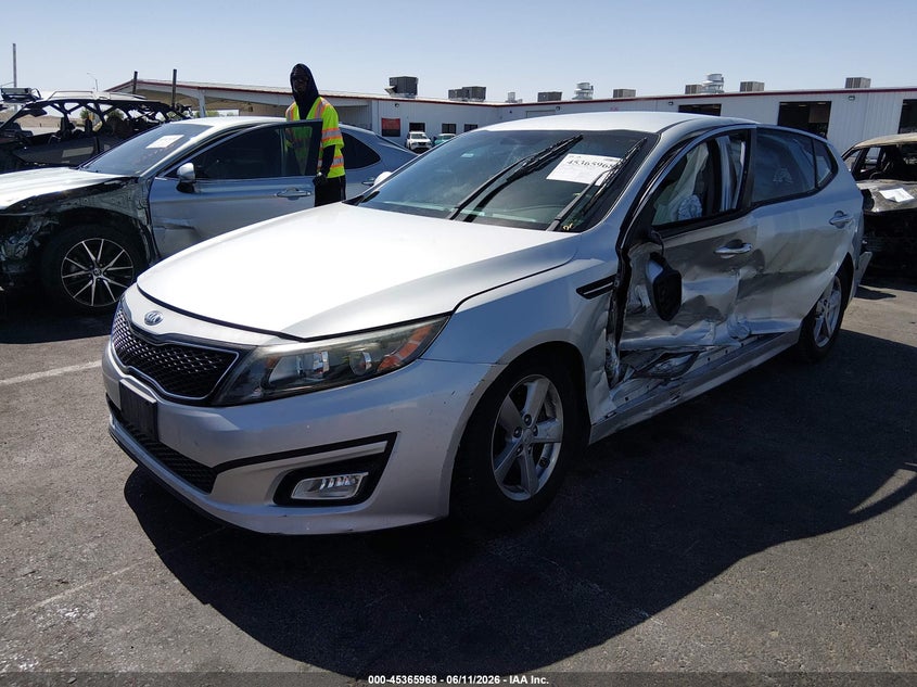 2014 Kia Optima VIN 5XXGM4A79EG288645 IAAI salvage auction — LEFT SIDE, Salvage (Nevada), sold $925 on 2026-07-10 (photo 2)