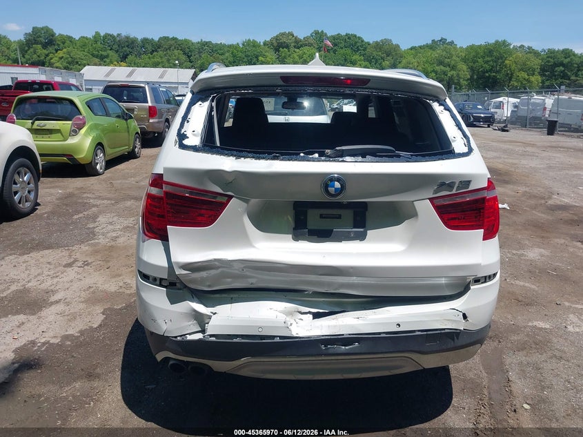 2017 BMW X3 VIN 5UXWX9C51H0T08578 IAAI salvage auction — FRONT & REAR, Salvage - Greater Than 75% (Maryland), sold $2,250 on 2026-07-14 (photo 6)
