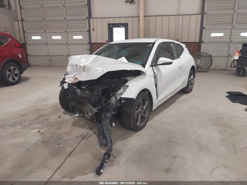2020 Hyundai Veloster VIN KMHTG6AF7LU023556 IAAI salvage auction — FRONT END, Salvage (North Carolina), sold $325 on 2026-07-09 (photo 2)